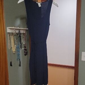 H&M Navy Nursing/Maternity Dress
